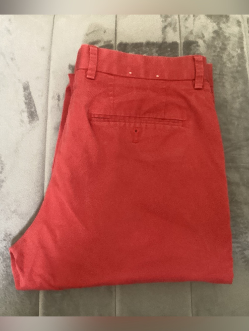 Express Men's Coral-Red Chino Pants